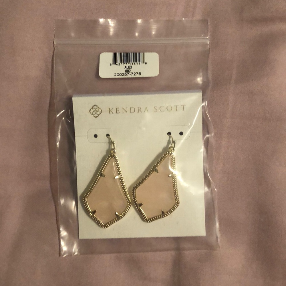 Kendra Scott Alex Light Pink Earrings